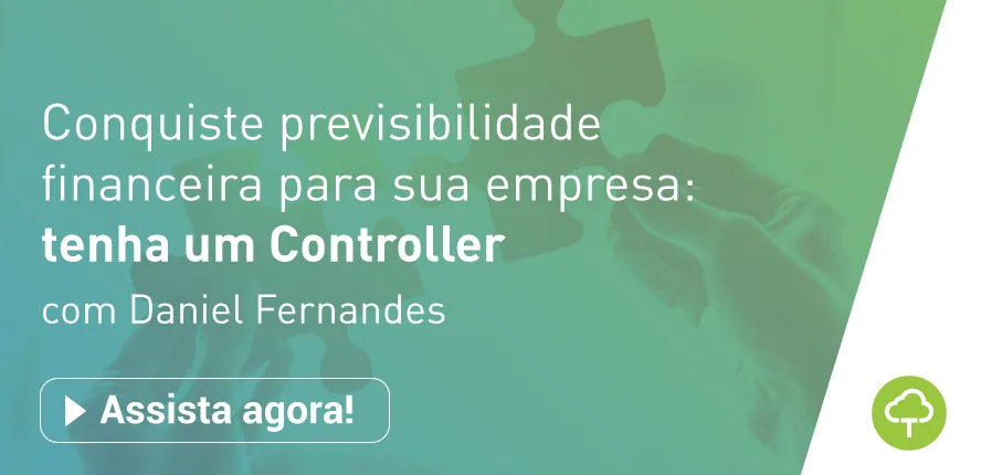 Banner webinar com Daniel Fernandes sobre resultado operacional e controle financeiro empresarial