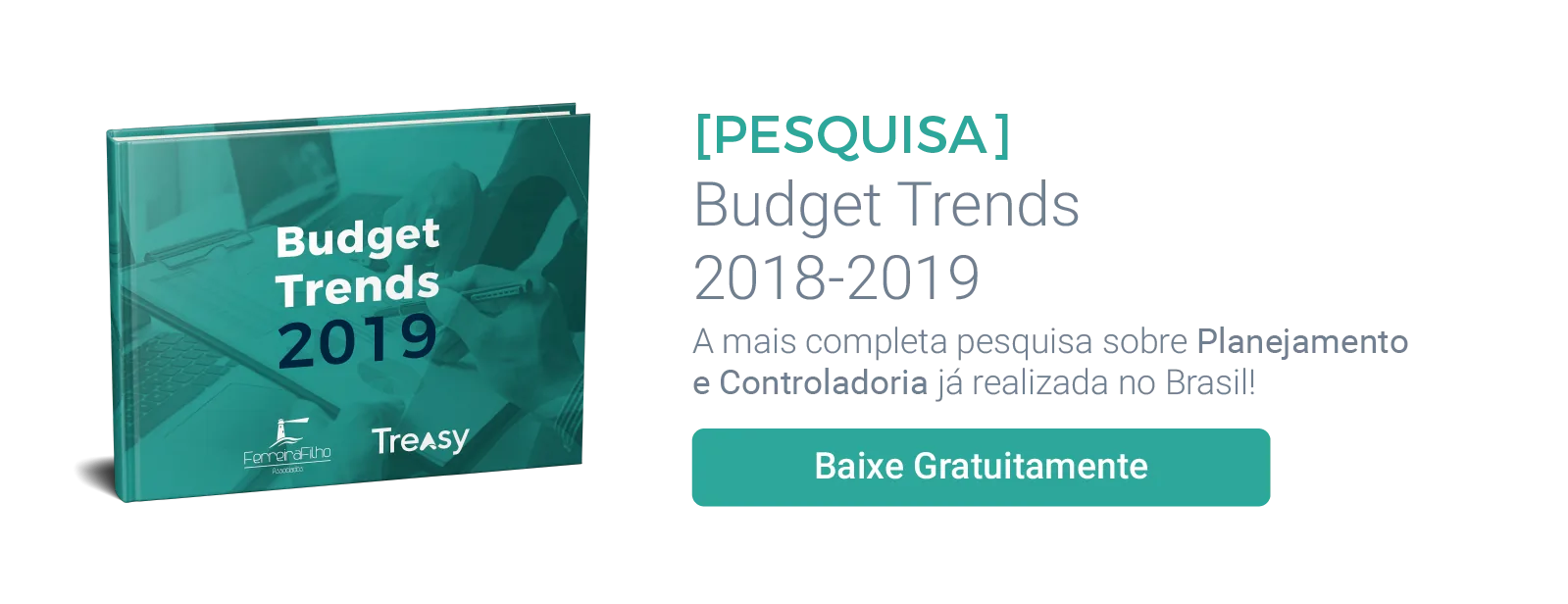 Banner download pesquisa Budget Trends 2018 2019 Brasil controladoria gestão