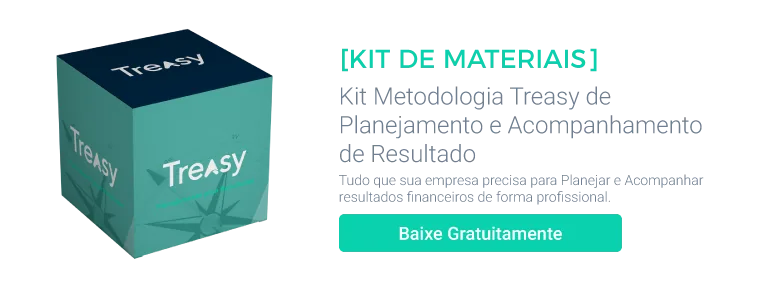Kit metodologia Treasy para planejamento e acompanhamento resultado