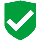 Escudo verde marca verificação branca compliance segurança conformidade corporativa