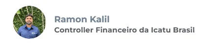 Avatar de Ramon Kalil Controller Financeiro Icatu Brasil especialista em finanças inteligentes