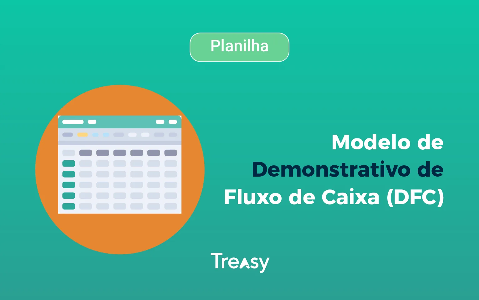 Modelo de demonstrativo de fluxo de caixa negativo em grade eletrônica