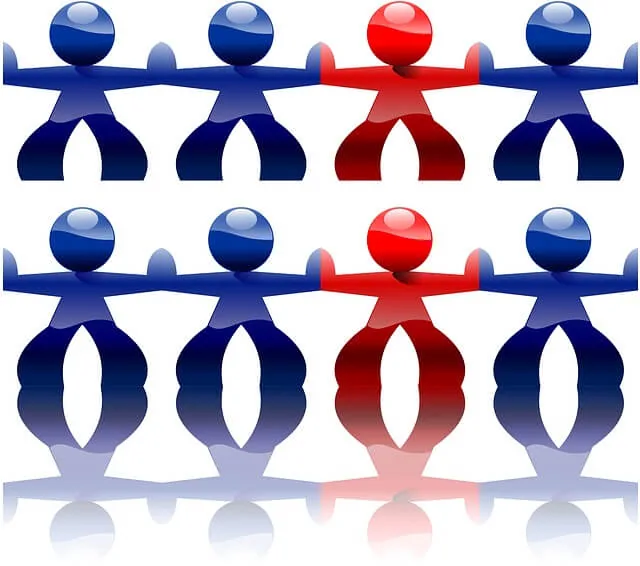 Figuras azul vermelho alternadas linha representando equipes parceiros o que é joint venture