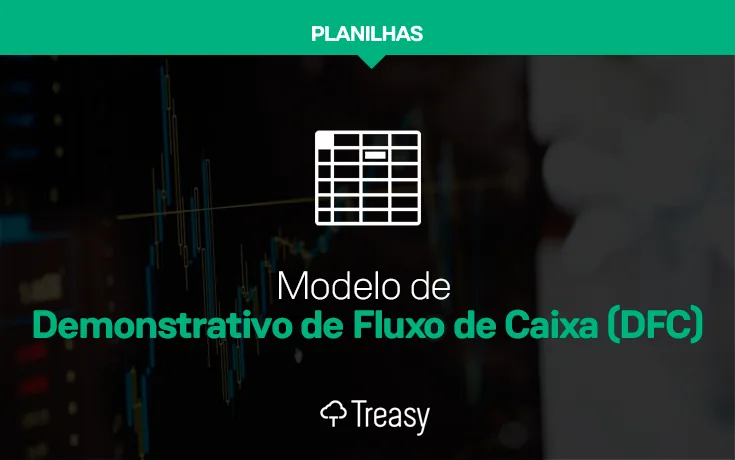 Modelo de dfc excel em planilha com demonstrativo de fluxo de caixa
