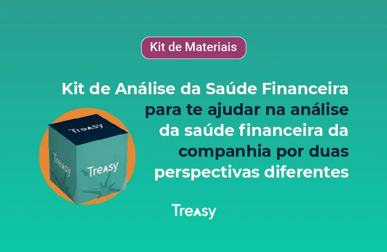 Kit análise saúde financeira mostrando net revenue em duas perspectivas empresariais