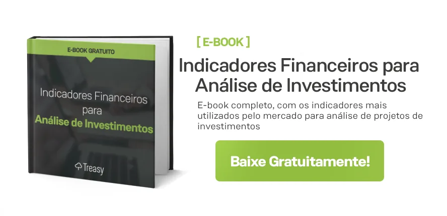 Capa do e-book sobre indicadores financeiros incluindo VPL anualizado para decisões de investimento