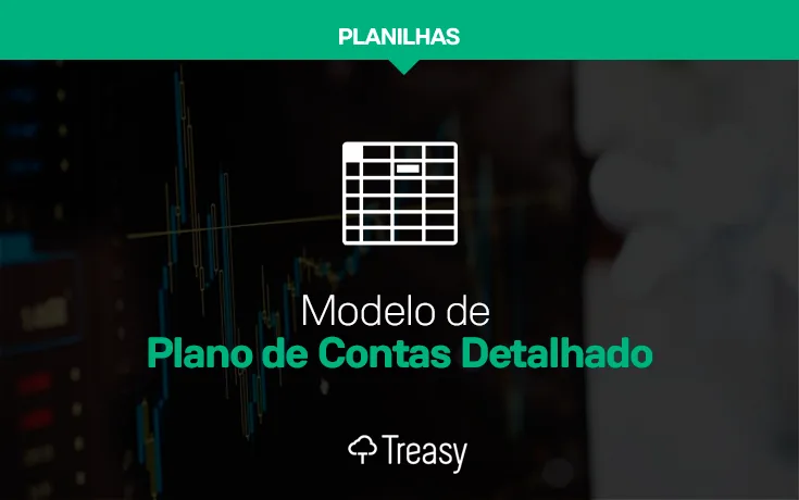 Banner plano contas detalhado para organizar contas empresa receita despesa