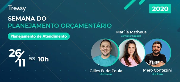 Card dos palestrantes focando em planejamento para 2020 com Marília Matheus e Kaopan